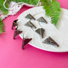 Ножки для шкатулок угловые бронзовые, 2,5*1,2 см, набор 8 шт.