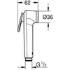 Grohe BauEdge 124898 Комплект гигиенического душа со смесителем