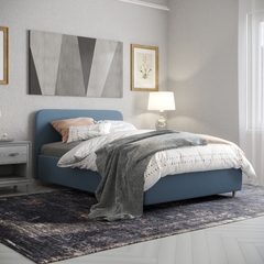 Мягкая односпальная кровать с подъемным механизмом Абстракт, 90х200