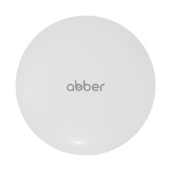 Накладка на слив для раковины ABBER AC0014MW белая матовая, керамика фото