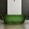 Abber AT9707Emerald прозрачная ванна из полиэфирной смолы 170x75x55