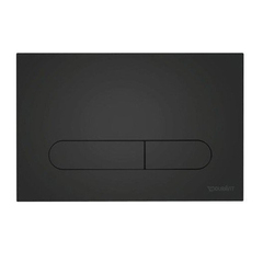 Duravit WD5009031000/WF5100131010 Клавиша смыва, Duravit, DuraSystem, для унитаза, шгв 230*6,5*150,5, цвет-чёрный матовый фото