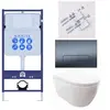 Aquatek SET Aquatek ПОЛАРИС-034 4в1 SET Aquatek ПОЛАРИС (рама Aquatek Standard INS-0000012+унитаз ПОЛАРИС AQ0700-00 с тонким сиденьем soft-close+ крепеж KKI-0000002 +панель KDI-0000034)
