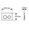 Aquatek SET Aquatek ПОЛАРИС-01-020 4в1 SET Aquatek ПОЛАРИС (рама Aquatek Standard INS-0000012+унитаз ПОЛАРИС AQ0700-01 с тонким сиденьем soft-close+ крепеж KKI-0000002 +панель KDI-0000020)
