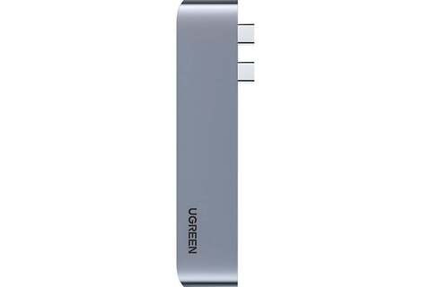 USB-хаб UGREEN CM251 USB-C Multifunction Adapter, серый космос