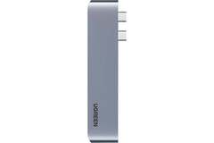 USB-хаб UGREEN CM251 USB-C Multifunction Adapter, серый космос