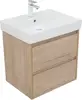 Aquanet 287901 Компл.2 - Тумба Nova Lite 60 2 ящ. цв. дуб крафт (287901)