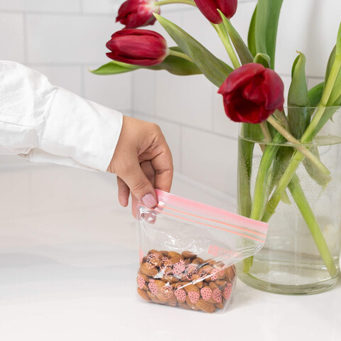 Набор пакетов с ZIP замком VASKA, объем: 0,3 л., размер: 8*14 см, количество: 25 шт, материал: полиэтилен