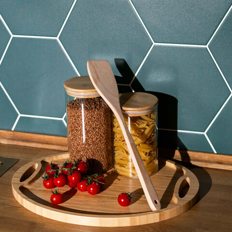 Лопатка кухонная KOUDUM, размер: 34 см., материал: бамбук