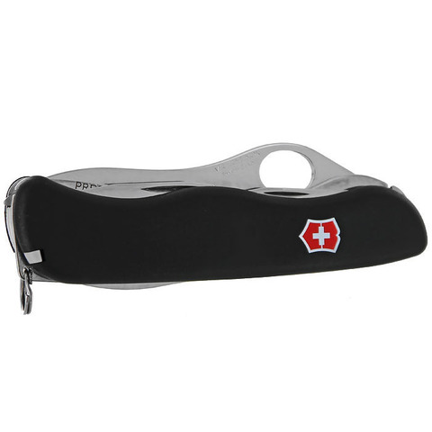 Нож перочинный Victorinox Trailmaster One Hand Wavy Edge 111мм 12 функций черный (0.8463.MW3)