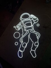 Неоновая вывеска Космонавт