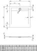 Radaway HTC100100-64 Teos C 100x100 antracite antracite