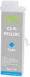 Картридж перезаправляемый струйный Cactus CS-R-PFI320C PFI-320C голубой для Canon imagePROGRAF TM-200, 200MFP, 205, 300, 300MFP, 305, 250, 255, 350, 355