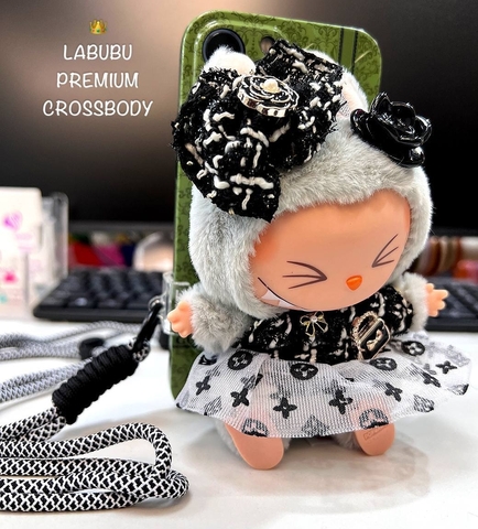 Игрушка брелок LABUBU premium CHANEL