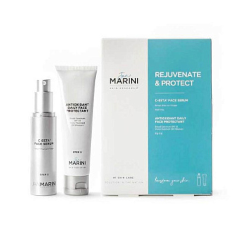 Jan Marini Набор для ремоделирования кожи с SPF 33 30 мл/57 гр | Rejuvenate & Protect DFP (C-Esta Face Serum + Antioxidant Daily Face Protectant SPF 33)