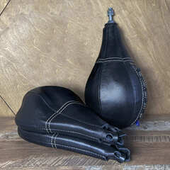 Кожаный чехол для груши (Черный)