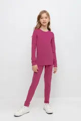 бриджи  для девочки  К 400427-1/слива