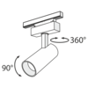 Трековый светильник Maytoni Focus led TR019-2-15W4K-B