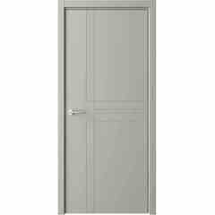 Купить Межкомнатная дверь эмаль Геометрия 3 серая глухая
