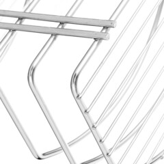 67-0-660 Полка для ванной овал 2 яруса гальваника цинк,цвет хром (РемоКолор)