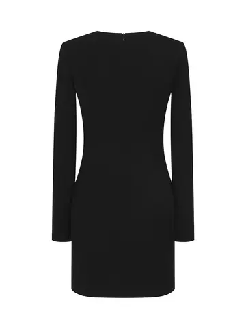 Платье с золотыми пуговицами DAN MARALEX