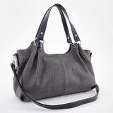 Сумка Саломея 304 македония серый + черный