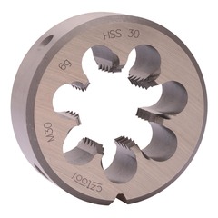 Плашка М30х3,5 DINEN22568 HSS 6g 65х25мм (Стружколом) Bucovice(CzTool) 270300