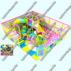 Детский игровой лабиринт "Гусеница"