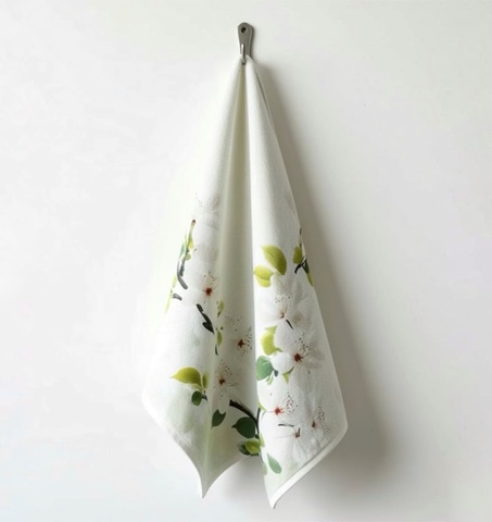 Полотенце "Сакура", хлопок, размер 40х70 см