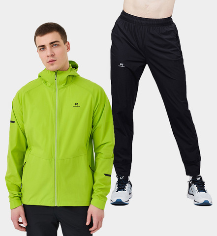 Костюм беговой Nordski Pro Energy Light 2.0 Lime Green/Black мужской