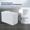 Aquanet 365922 Тумба с раковиной Nova Lite 2.0 90 L 2 ящ. цв. белый глянец (365922)