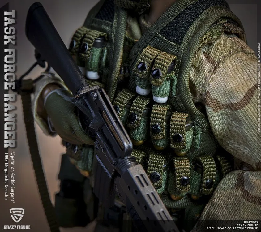 Фигурка Сержант Мэтт Эверсманн из фильма Падение Чёрного ястреба 1/12