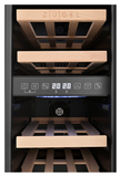 Винный шкаф Zugel ZCWI170DB черный