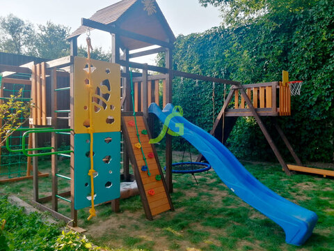 Детская площадка Спорт 5 с качелями гнездо 100 см