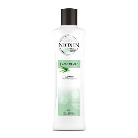 Nioxin Scalp Relief Cleanser - Очищающий шампунь для сухой и чувствительной кожи головы (шаг 1)