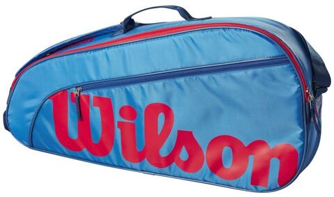 Теннисная сумка Wilson Junior 3 PK Racket Bag - blue/orange