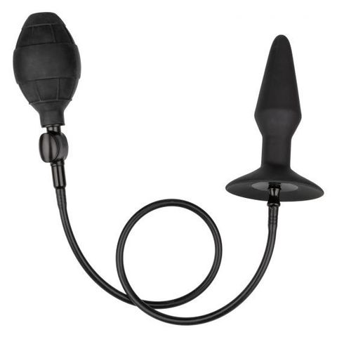 Расширяющаяся анальная пробка со съемным шлангом Medium Silicone Inflatable Plug - 10,75 см. - California Exotic Novelties Anal Toys SE-0430-10-3