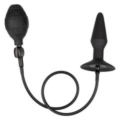 Расширяющаяся анальная пробка со съемным шлангом Medium Silicone Inflatable Plug - 10,75 см. - 