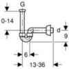 Сифон U-образный Geberit 151.108.11.1