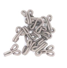 Крючки пришивные в оплетке, р. 22*13 мм