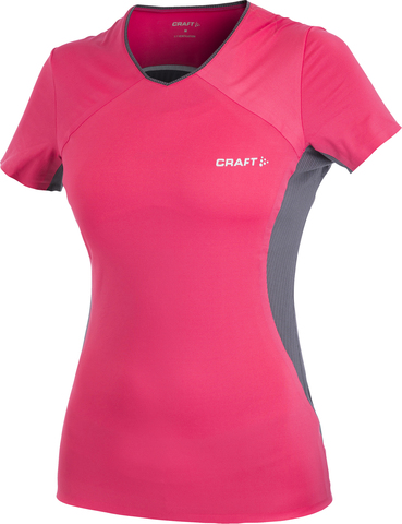 Футболка Craft Elite V-Neck женская Pink