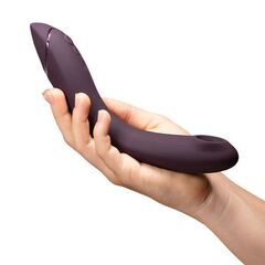 Сливовый стимулятор G-точки Womanizer OG c технологией Pleasure Air и вибрацией - 17,7 см. - 