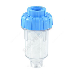 Фильтр засыпной пластик 3/4" ВР/НР Ру6 для стиральных машин Unicorn WM34