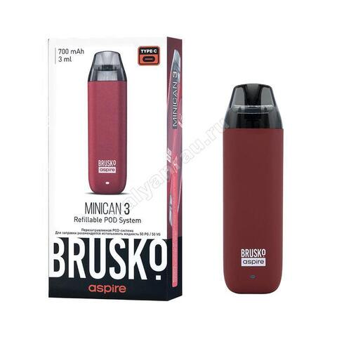 Электронная сигарета Brusko Minican 3 - Тёмно-красный