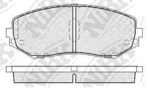 Колодки NiBK PN9802