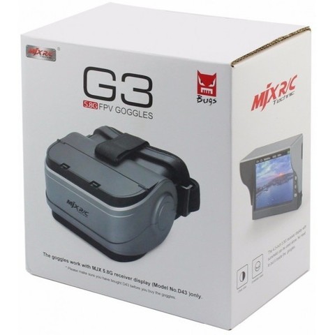 Радиоуправляемый квадрокоптер MJX Bugs 8 + FPV очки + FPV камера RTF 2.4G - MJX B8-G3-D43-C5830