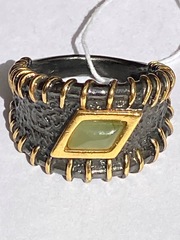 Чабо (кольцо из серебра с позолотой)