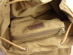 Винтажный рюкзак из ткани Virginland VIR-55 Khaki