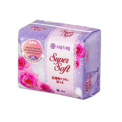 Прокладки Sayuri Super Soft, нормал, 24 см, 10 шт