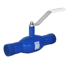 Кран стальной шаровой цельносварной TEMPER КШ.Ц.П, DN-50 PN-40, длина-300мм, стандартнопроходной, приварной с ручкой